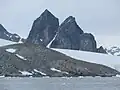 Chinstrap penguin colony near Orne Harbor