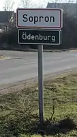 Bilingual sign