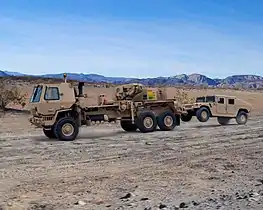 Oshkosh-produced M1089 A1P2 MTV wrecker in A-kit configuration