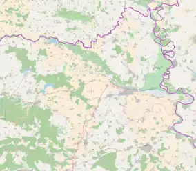 Kopačevo is located in Osijek-Baranja County