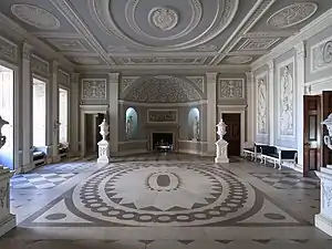 The Hall, Osterley Park, by Robert Adam, 1767