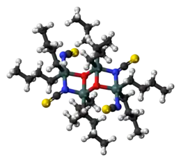 Ball-and-stick model of the Otera's catalyst molecule