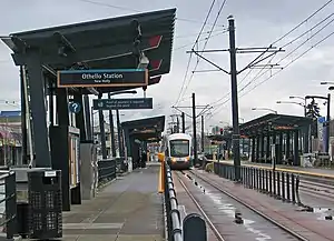 Platform at Othello station