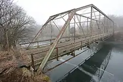 The former Otranto Bridge over the Cedar River