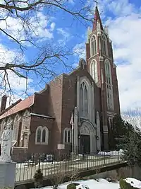 Our Lady of Czestochowa R. C. Church, Turners Falls, Massachusetts, 1929.