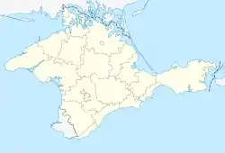 Zemlianychne is located in Crimea