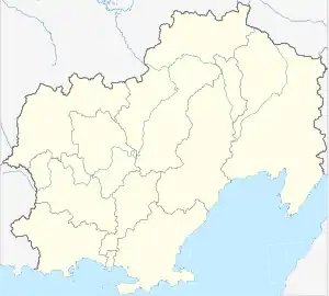 Shelikan is located in Magadan Oblast