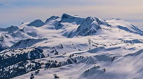 Overlord Mountain from Whistler Mountain