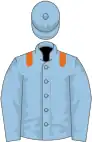 Light blue, orange epaulets