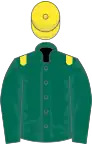 Dark green, yellow epaulets, yellow cap