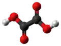 Skeletal formula of oxalic acid