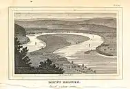 View from Mount Holyoke, 1826; referred in related text as "Hockanum Bend"