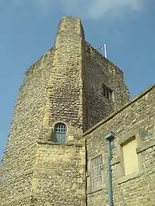 A photograph of Oxford Castle in the 21st century