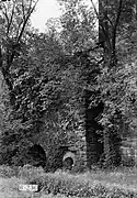 Historic American Buildings Survey Nathaniel R. Ewan, Photographer July 30, 1936 BOSH - SOUTH ELEVATION - Oxford Furnace, Oxford, Warren County, NJ