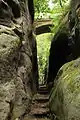 Gorges and small canyons (Ritterschlucht)