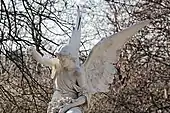 Angel by Cyprian Godebski on Galezowski and Tamberlick families' tomb, Père Lachaise Cemetery