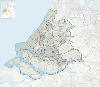 2021–22 Hoofdklasse is located in South Holland