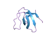 1zlm: Crystal structure of the SH3 domain of human osteoclast stimulating factor