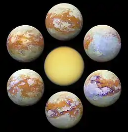 Titan – infrared views (2004–2017)