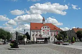 Town Hall in Gostyń, seat of the gmina office