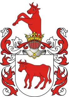 Arms of Ciołek, Poland