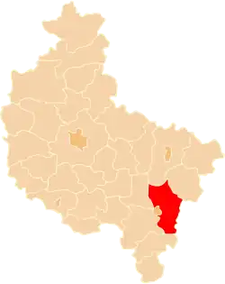 Location of Gmina Ceków-Kolonia