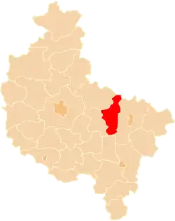 Location within the voivodeship