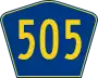 Highway 505 marker