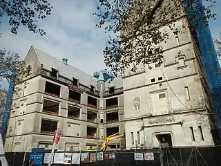 A school being prepared for reuse as housing