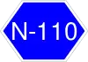 National Highway 110 shield}}