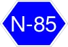 National Highway 85 shield}}