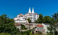 National Palace of Sintra. The best preserved medieval Royal Palace in Portugal, being inhabited more or less continuously from the early 15th century to the late 19th century.