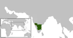 Pallava territories during Narasimhavarman I c. 645. This includes the Chalukya territories occupied by the Pallavas.