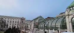 The left end of the Palmenhaus