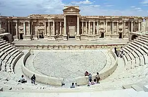 Well-preserved Roman amphitheater