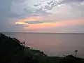 A sunset on Pamlico Sound as seen from The Inn on Pamlico Sound in Buxton, North Carolina