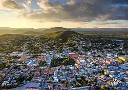 Panoramic view of the Town