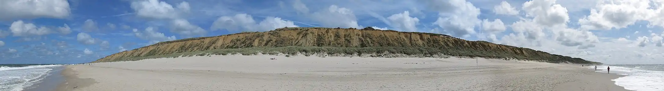 Rotes Kliff, seen from the beach between Wenningstedt and Kampen