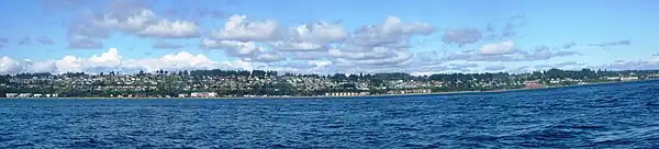 Campbell River from Discovery Passage