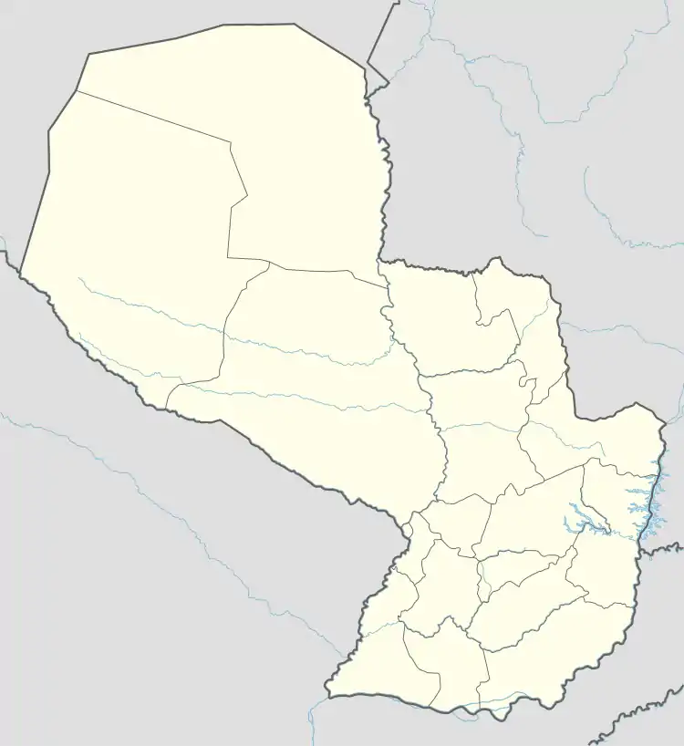 Alberdi is located in Paraguay