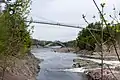 Footbridge on the Chaudière River