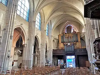 The nave and the great organ