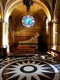 North transept with cenotaph of the Duke