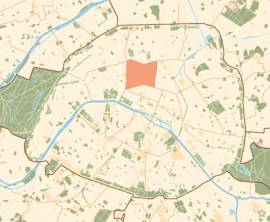 Location within Paris