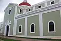 Church building side detail from José Julián Acosta Street, 2023.