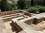 Remains of the hammam (bathhouse) on the east side of the palace