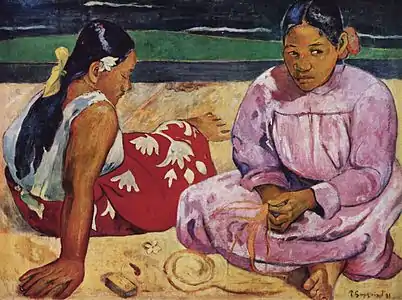 Image 3Painting of Tahitian Women on the Beach by Paul Gauguin—Musée d'Orsay (from Polynesia)