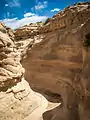 A gully near the Pawnee Buttes.