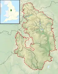 Axe Edge Moor is located in the Peak District