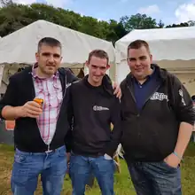 Innes Scott, Calum ‘Boydie’ Macleod and Uilleam MacLeod. (Left to right)